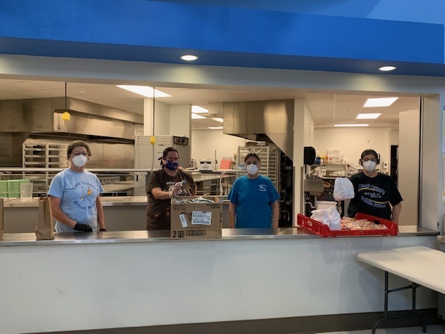 TCSD Food Service Personnel - Janet Cady, Janet Colombe, Bev Brandis, Karen Worsech.