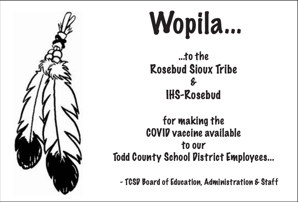 Wopila RST/IHS Staff Vaccine