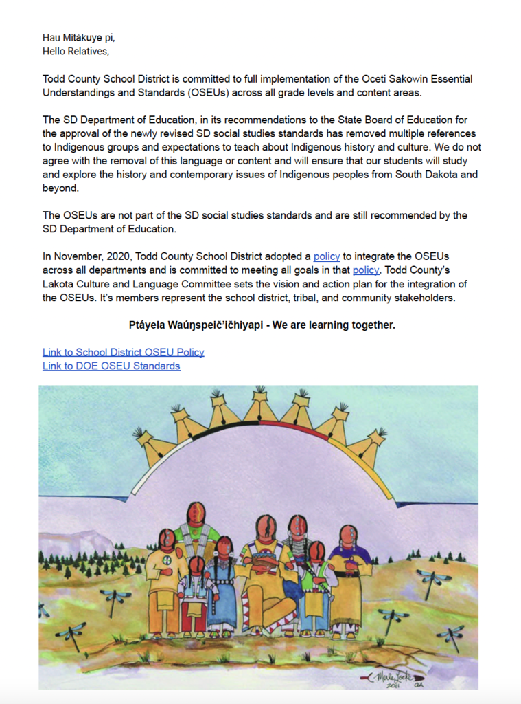 OSEU Letter